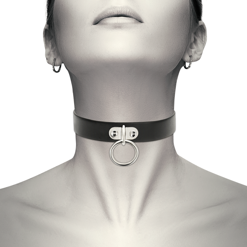 COQUETTE CHIC DESIRE - VEGAN LEATHER NECKLACE WOMAN FETISH ACCESSORY - Bild 6