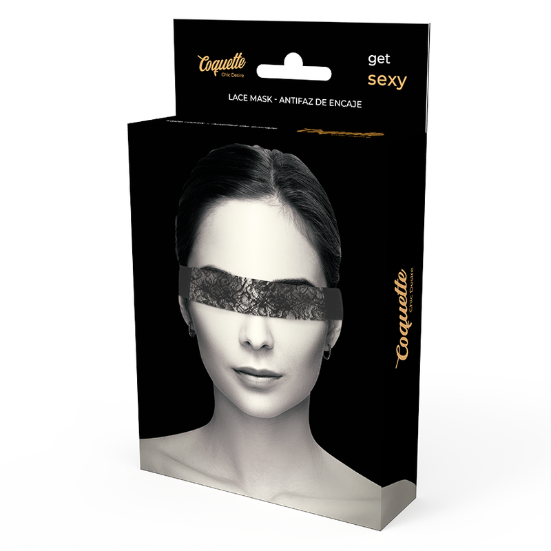 COQUETTE CHIC DESIRE - LACE MASK BLACK - Bild 3