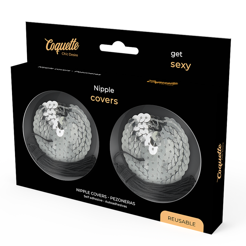 COQUETTE CHIC DESIRE - NIPPLE COVERS SILVER - Bild 3