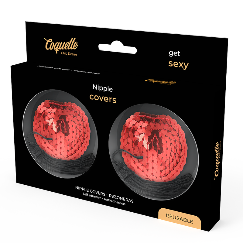 COQUETTE CHIC DESIRE - NIPPLE COVERS RED - Bild 2