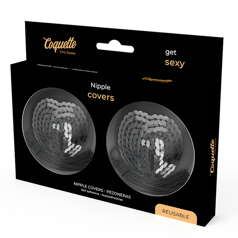 COQUETTE CHIC DESIRE - NIPPLE COVERS BLACK - Bild 4