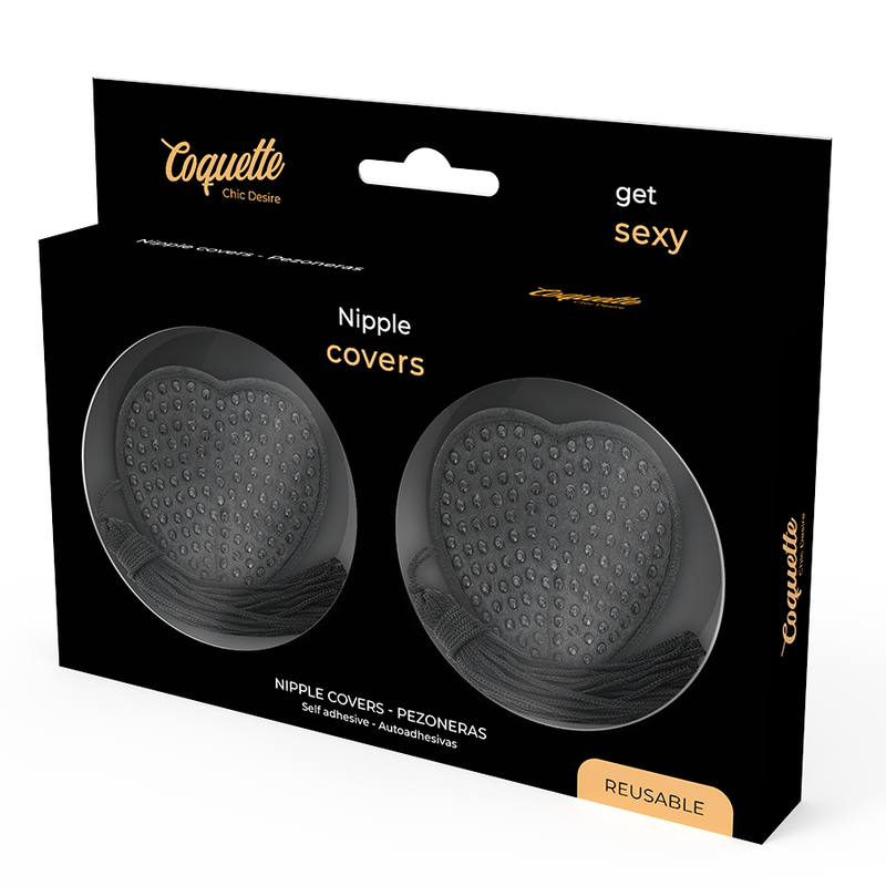 COQUETTE CHIC DESIRE - NIPPLE COVERS BLACK - Bild 4