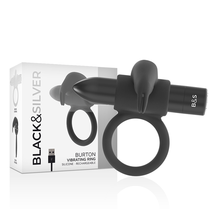 BLACK&SILVER - BURTON RING 10 VIBRATION MODES BLACK - Bild 6