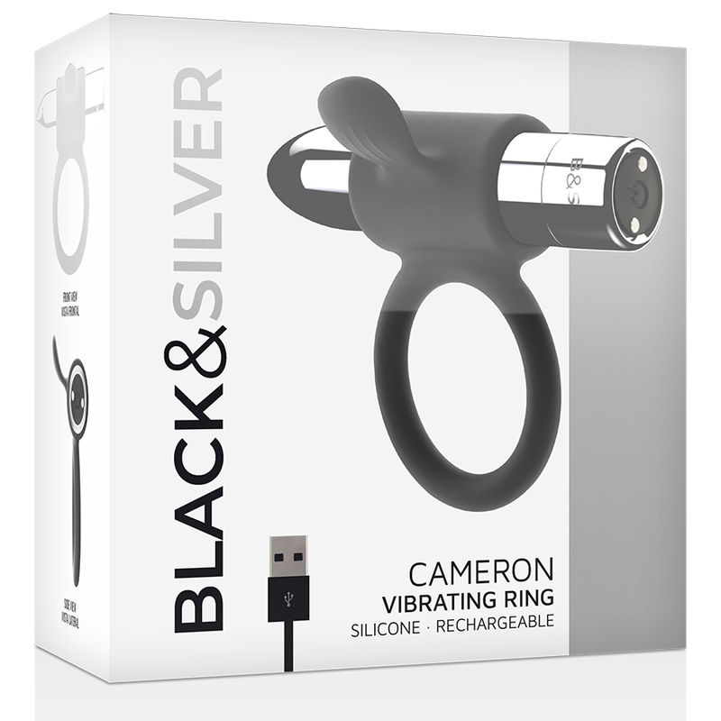 BLACK&SILVER - CAMERON RECHARGEABLE RING SILVER - Bild 3