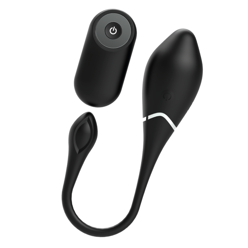 BLACK&SILVER - JENELL RECHARGEABLE VIBRATING EGG - Bild 3