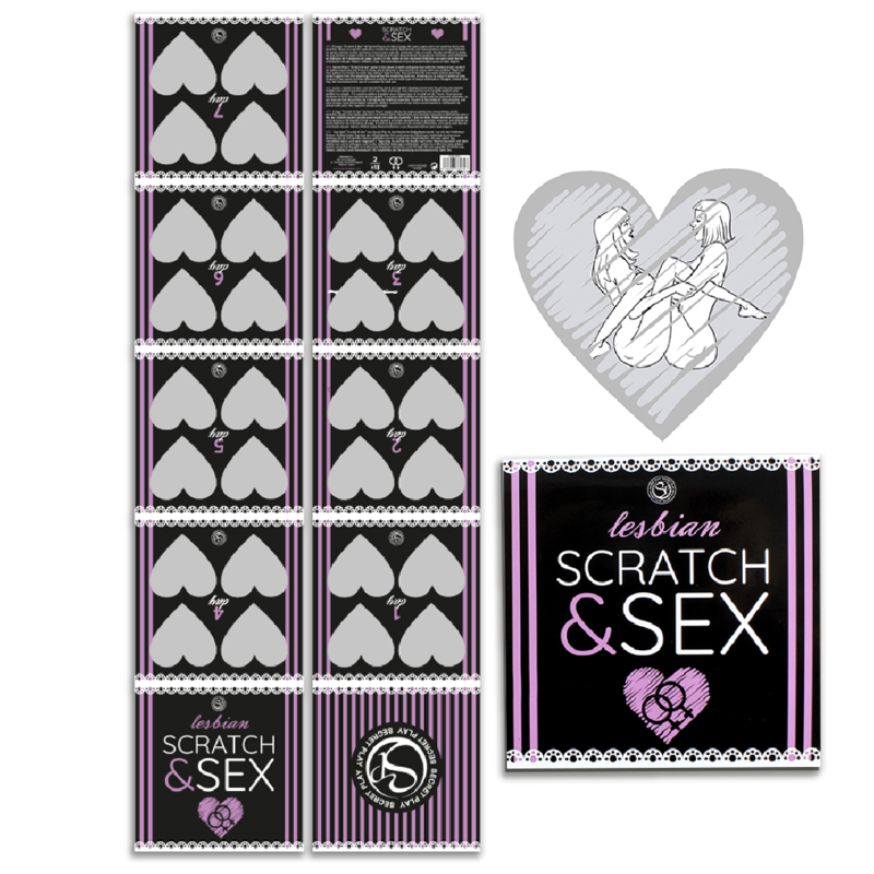 Alternative view of SECRETPLAY - SCRATCH & SEX GAME FOR COUPLES LESBIAN POSITIONS (ES/EN/FR/PT/DE)
