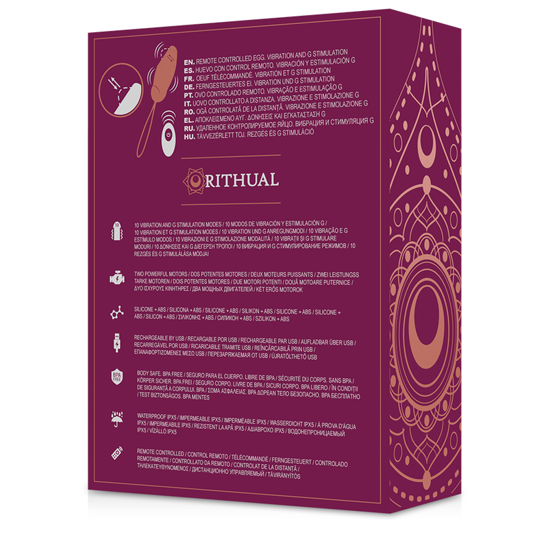 RITHUAL - PRIYA EGG REMOTE CONTROL G-SPOT + VIBRATION - Bild 7