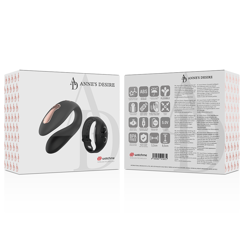 ANNE'S DESIRE - DUAL PLEASURE TECNOLOG A WATCHME BLACK - Bild 15