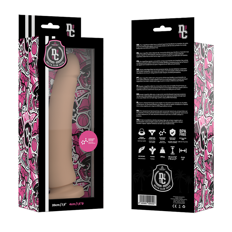 DELTA CLUB - TOYS NATURAL DILDO MEDICAL SILICONE 20 CM -O- 4 CM - Bild 3