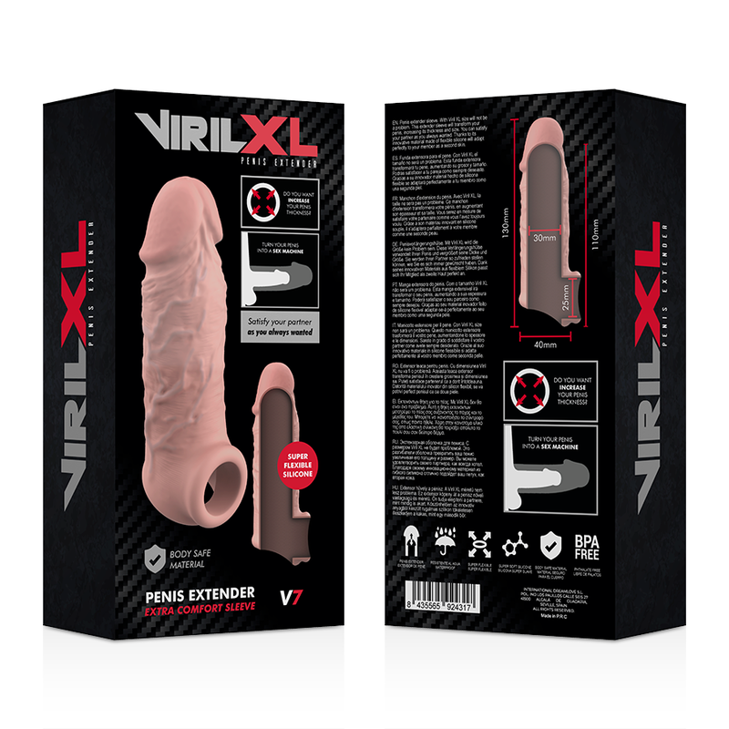VIRILXL - LIQUID SILICONE V7 NATURAL PENIS EXTENSION - Bild 2
