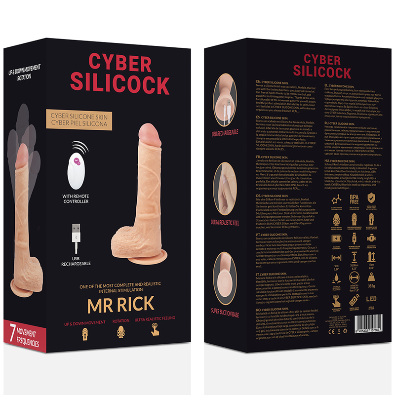 CYBER SILICOCK - REMOTE CONTROL REALISTIC MR RICK 20.9 CM -O- 4 CM - Bild 4