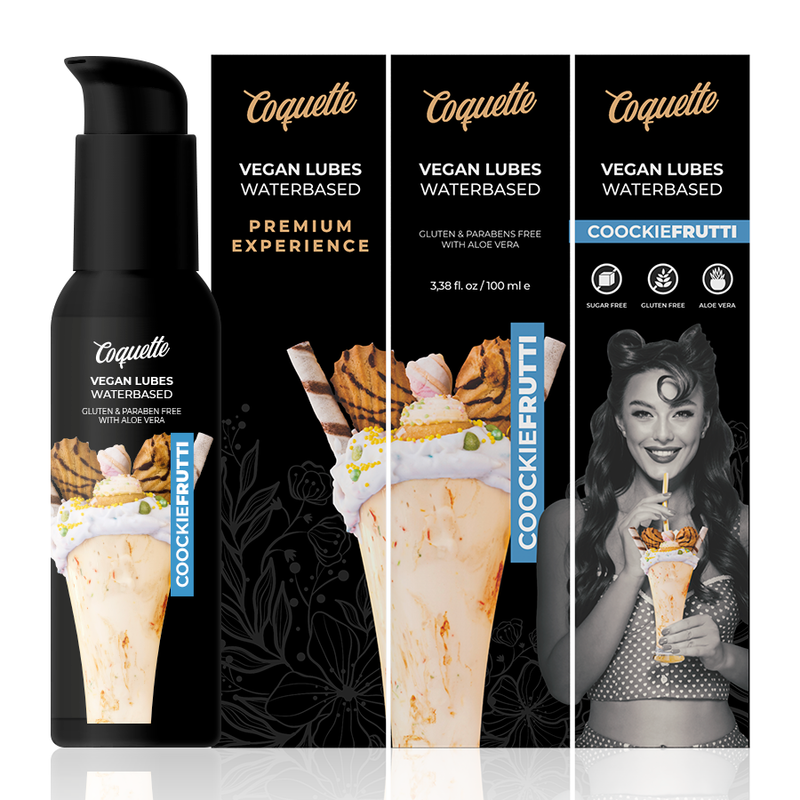 Alternative view of COQUETTE CHIC DESIRE - PREMIUM EXPERIENCE 100ML VEGAN LUBES COOKIEFRUTTI