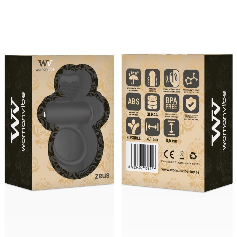 WOMANVIBE - ZEUS SILICONE VIBRATOR RING - Bild 4