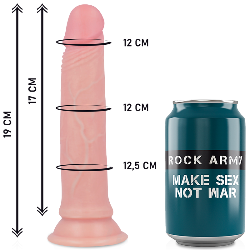 ROCKARMY - HARNESS + LIQUID SILICONE DILDO PREMIUM AVENGER 19 CM -O- 3.98 CM - Bild 8