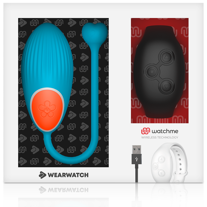 Alternative view of WEARWATCH - WATCHME TECHNOLOGY REMOTE CONTROL EGG BLUE / JET