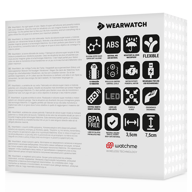Alternative view of WEARWATCH - WATCHME TECHNOLOGY REMOTE CONTROL EGG BLUE / PINK