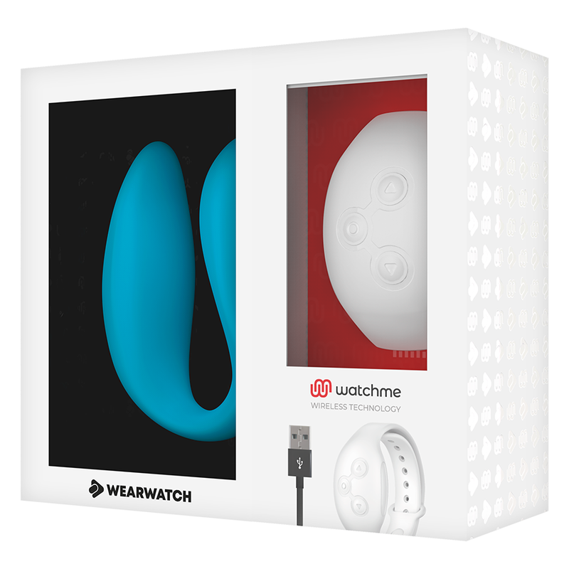 WEARWATCH - WATCHME DUAL TECHNOLOGY VIBRATOR INDIGO/SNOW - Bild 5