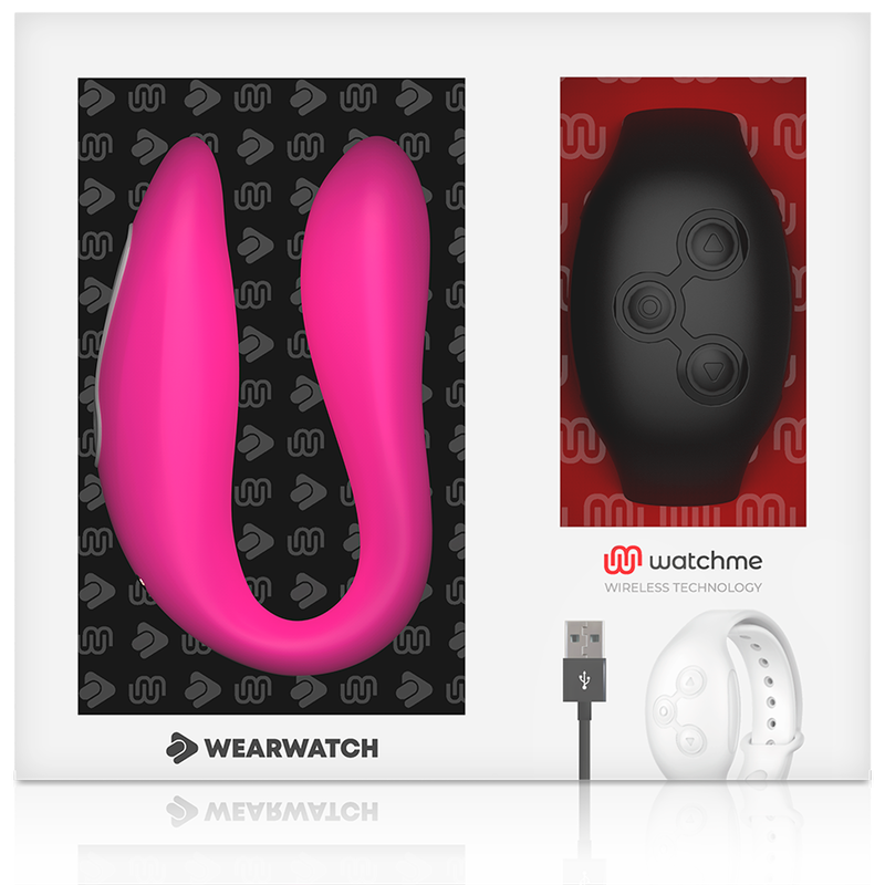 WEARWATCH - WATCHME DUAL TECHNOLOGY VIBRATOR FUCHSIA/AZABACHE - Bild 5