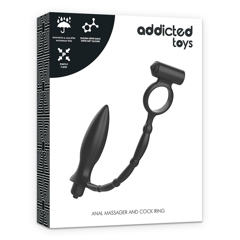 ADDICTED TOYS - ANAL PLUG WITH VIBRATORY RING - Bild 7