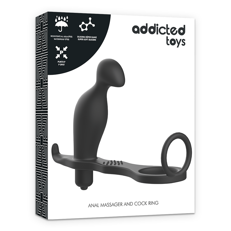 ADDICTED TOYS - ANAL PLUG WITH BLACK SILICONE RING 12 CM - Bild 4