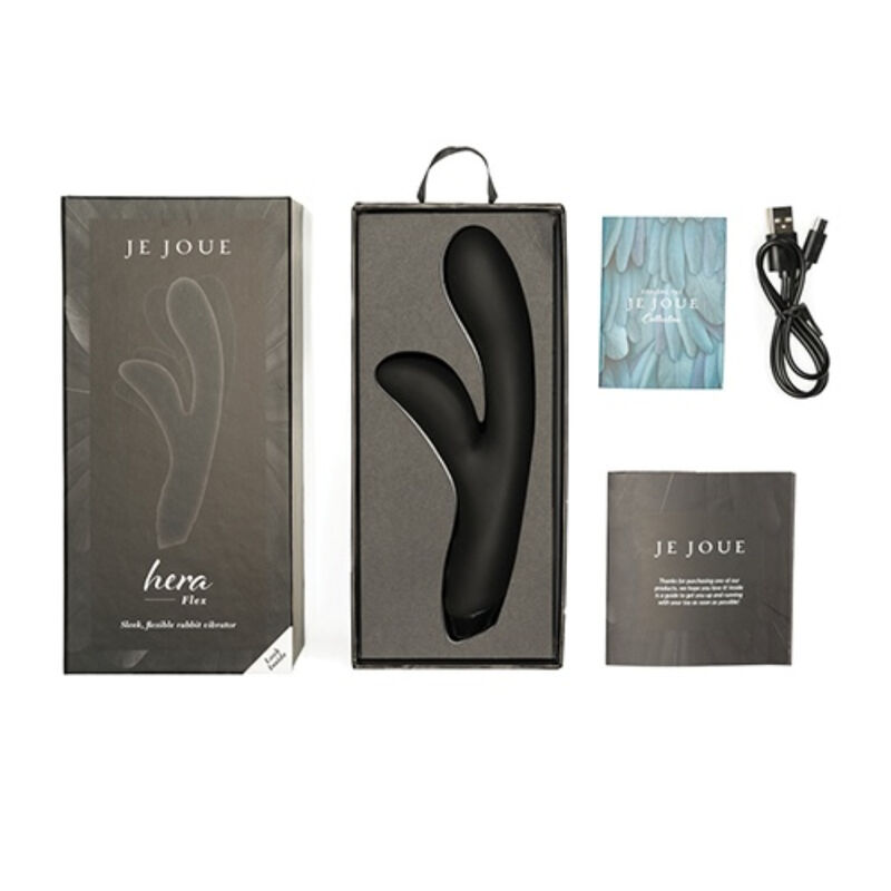 JE JOUE - HERA FLEX RABBIT VIBRATOR - BLACK - Bild 4