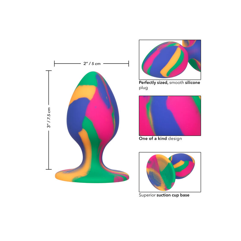 CALEXOTICS - CHEEKY MEDIUM TIE-DYE PLUG ANAL - Bild 4