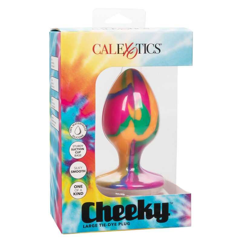 Alternative view of CALEXOTICS - CHEEKY LARGE TIE-DYE PLUG ANAL