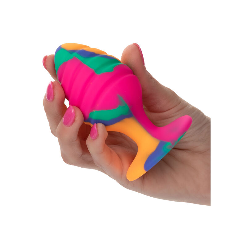 Alternative view of CALEXOTICS - CHEEKY LARGUE SWIRL PLUG ANAL