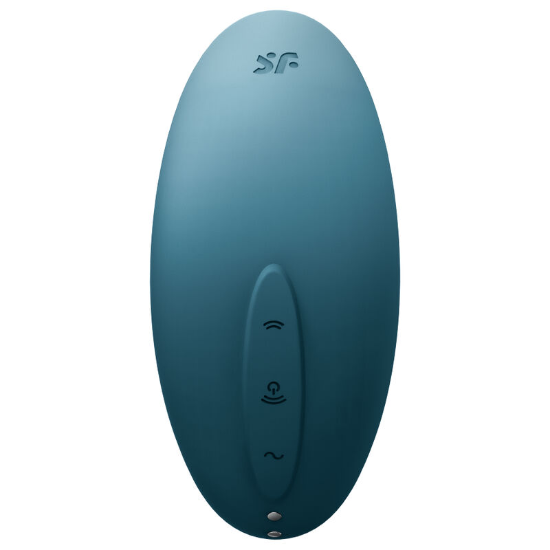 SATISFYER - VULVA LOVER 2 AIR PULSE STIMULATOR & VIBRATOR BLUE - Bild 3