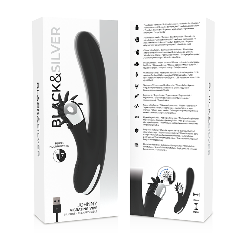 BLACK&SILVER - BUNNY JOHNNY VIBRATING VIBE - Bild 4