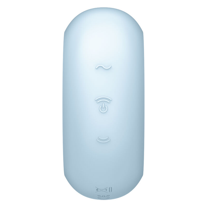 SATISFYER - PRO TO GO 3 DOUBLE AIR PULSE STIMULATOR & VIBRATOR BLUE - Bild 4