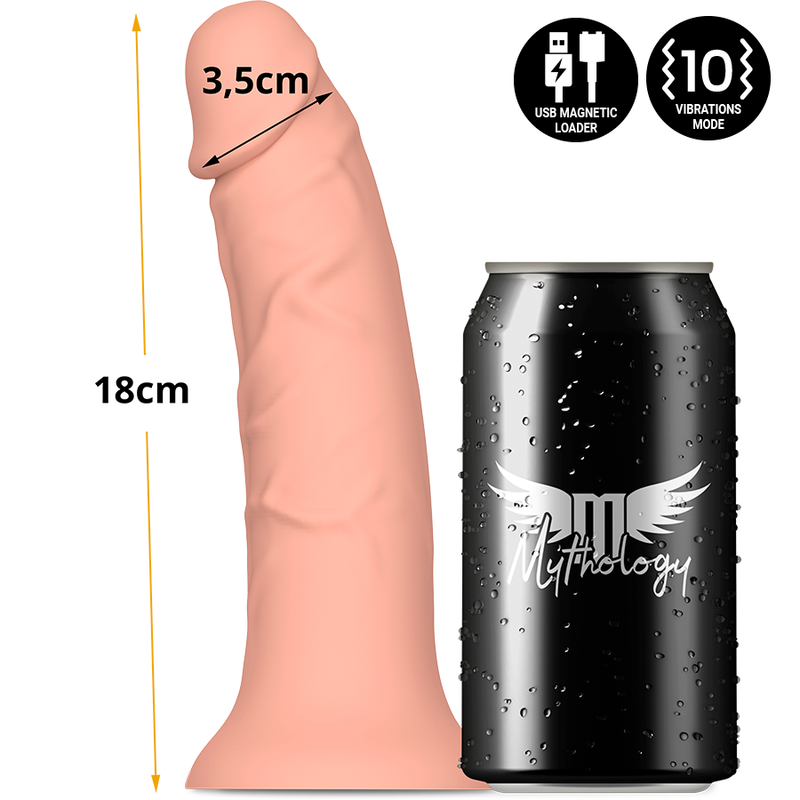 MYTHOLOGY - ASHER ORIGINAL DILDO S - VIBRATOR COMPATIBLE WITH WATCHME WIRELESS TECHNOLOGY - Bild 7