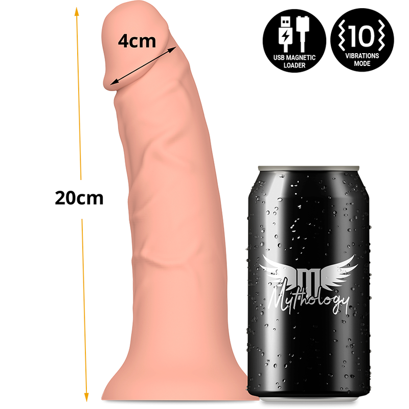 MYTHOLOGY - ASHER ORIGINAL DILDO M - VIBRATOR COMPATIBLE WITH WATCHME WIRELESS TECHNOLOGY - Bild 5