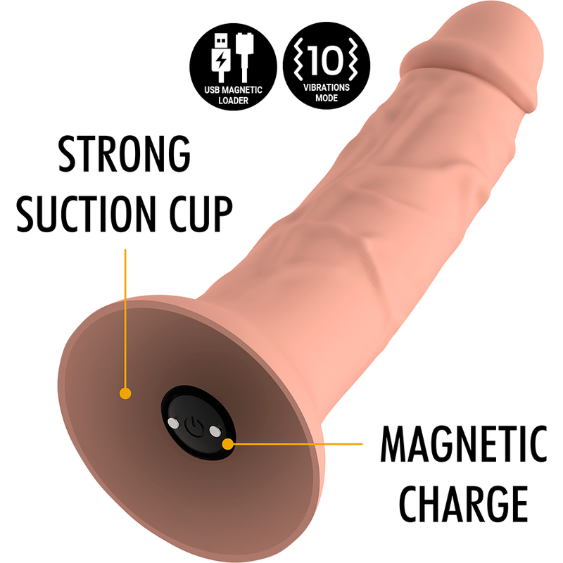 MYTHOLOGY - ASHER ORIGINAL DILDO M - VIBRATOR COMPATIBLE WITH WATCHME WIRELESS TECHNOLOGY - Bild 3
