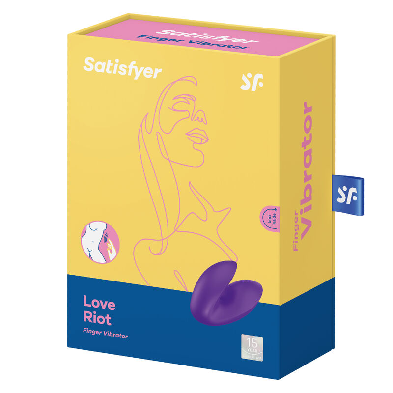 SATISFYER - LOVE RIOT FINGER VIBRATOR PURPLE - Bild 4