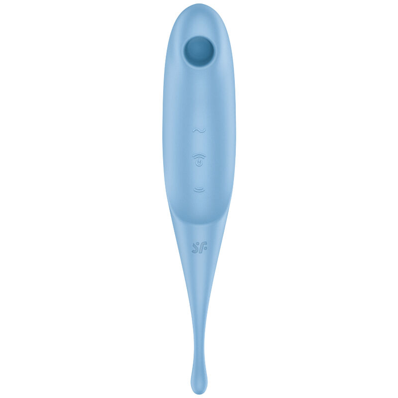 SATISFYER - TWIRLING PRO AIR PULSE STIMULATOR & VIBRATOR BLUE - Bild 4