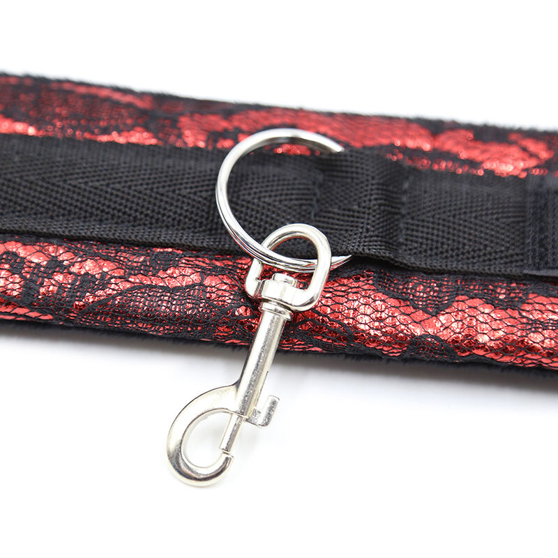 OHMAMA FETISH - VELVET HANDCUFFS WITH NYLON TAPE - Bild 4
