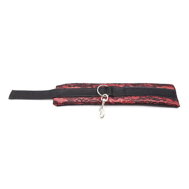OHMAMA FETISH - VELVET HANDCUFFS WITH NYLON TAPE - Bild 5