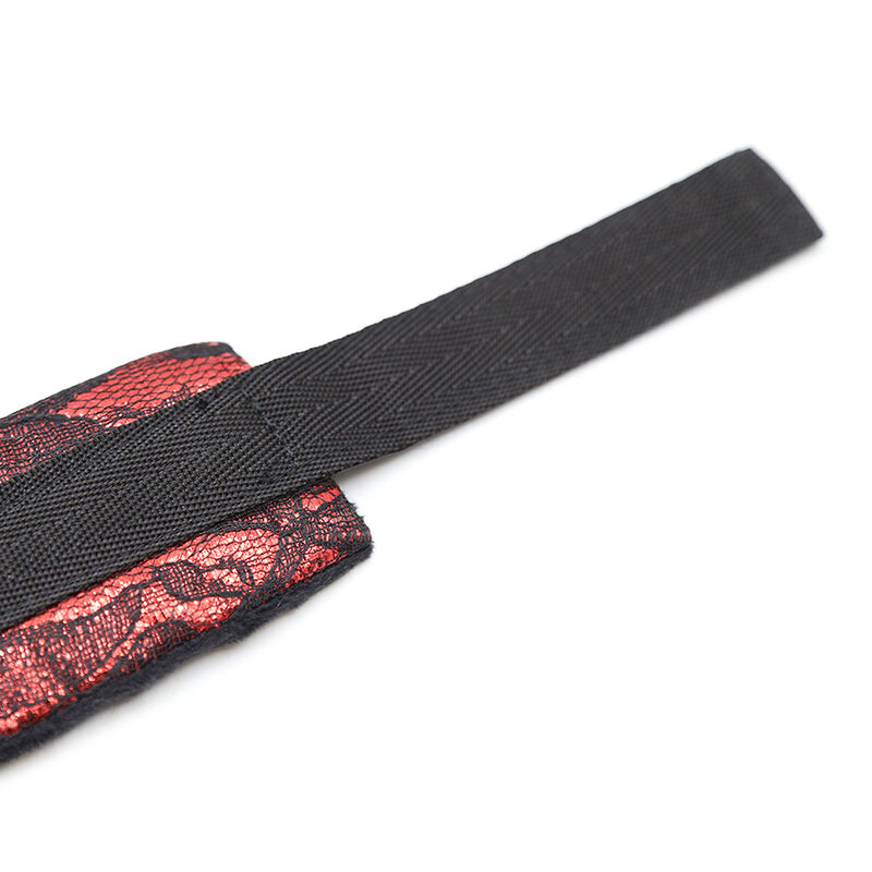 OHMAMA FETISH - VELVET HANDCUFFS WITH NYLON TAPE - Bild 6