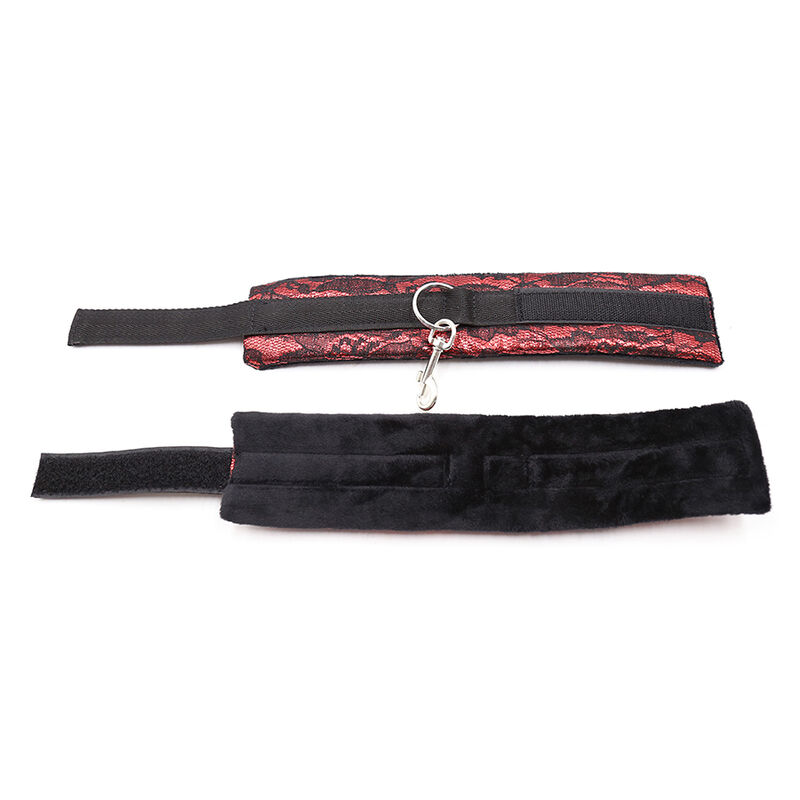 OHMAMA FETISH - VELVET HANDCUFFS WITH NYLON TAPE - Bild 8