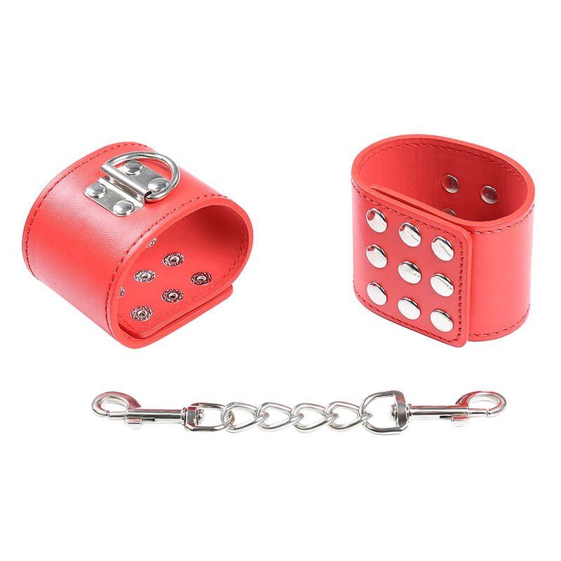 OHMAMA FETISH - RED HANDCUFFS WITH SNAP CLOSURE - Bild 11