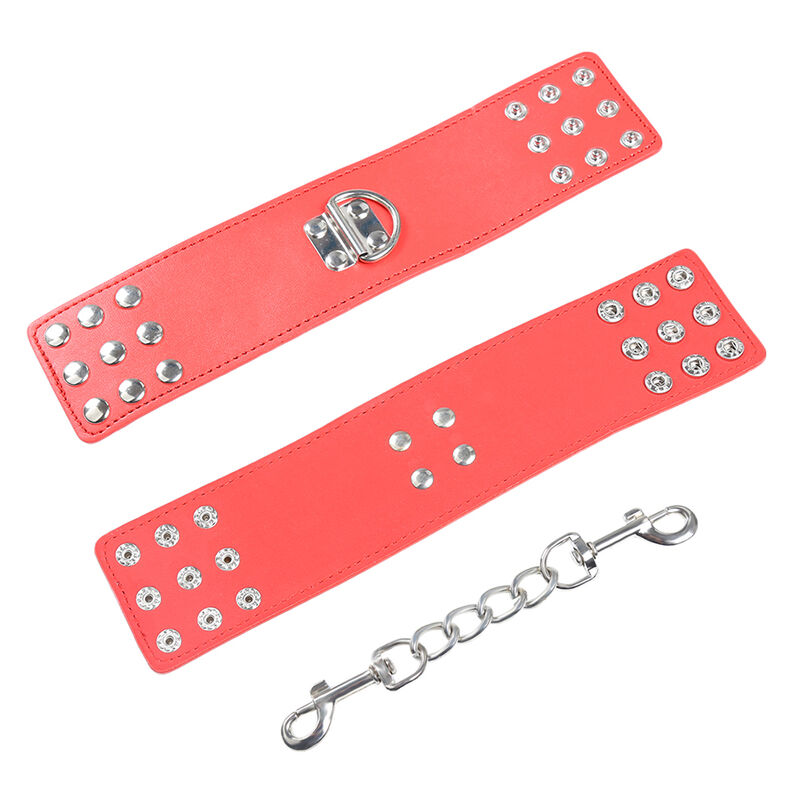 OHMAMA FETISH - RED HANDCUFFS WITH SNAP CLOSURE - Bild 10