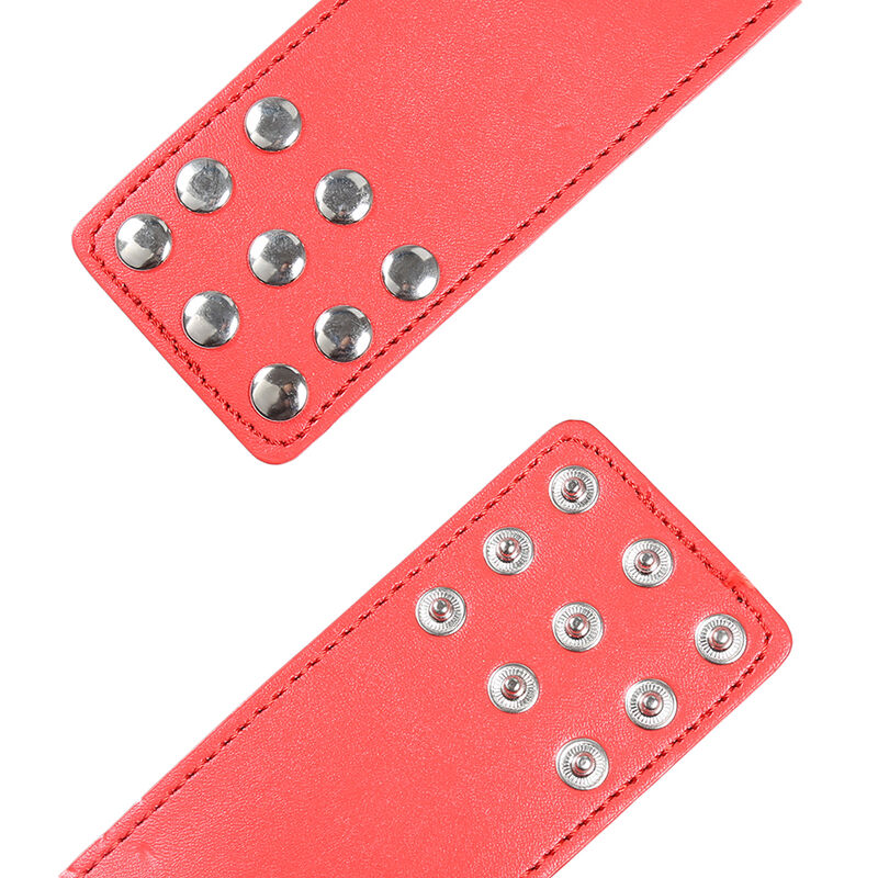 OHMAMA FETISH - RED HANDCUFFS WITH SNAP CLOSURE - Bild 3