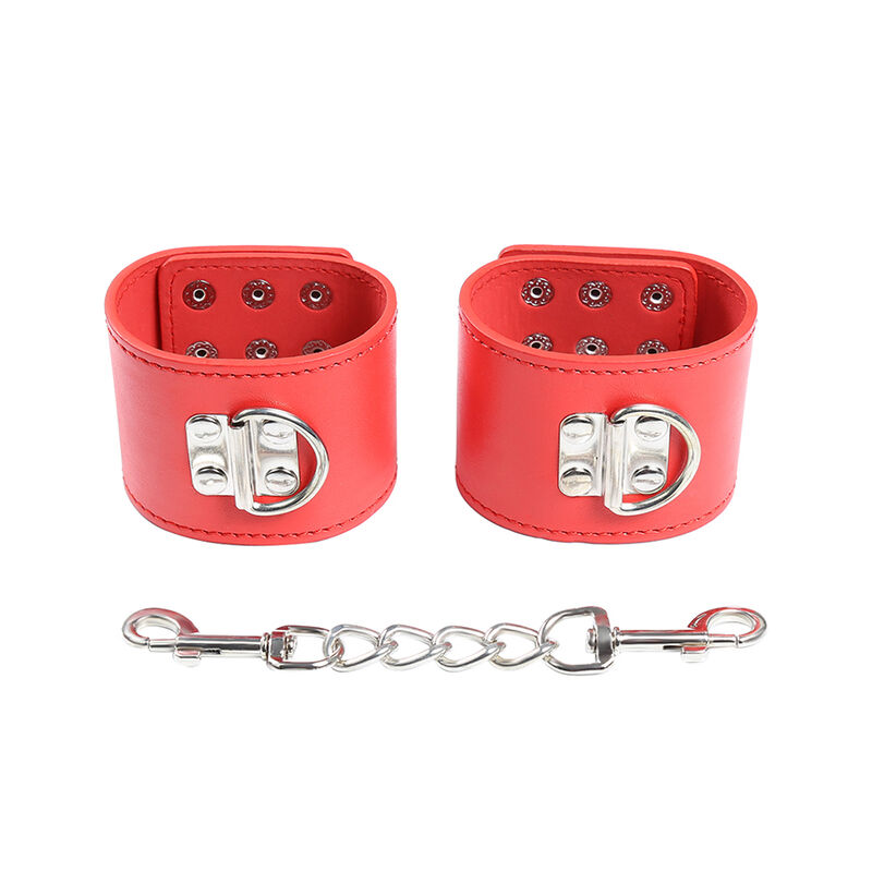 OHMAMA FETISH - RED HANDCUFFS WITH SNAP CLOSURE - Bild 7