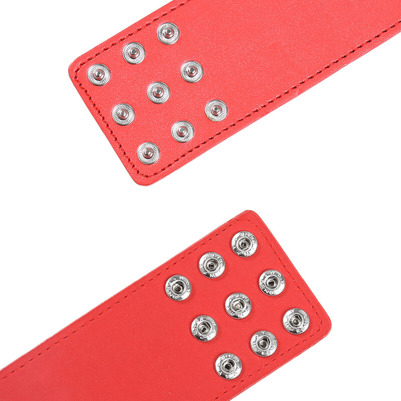 OHMAMA FETISH - RED HANDCUFFS WITH SNAP CLOSURE - Bild 8