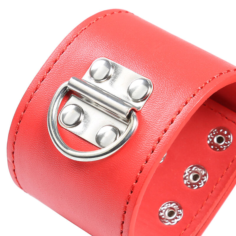 OHMAMA FETISH - RED HANDCUFFS WITH SNAP CLOSURE - Bild 9
