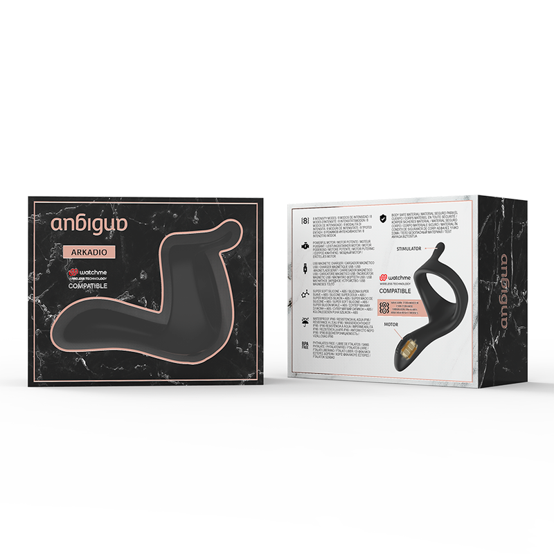 Alternative view of ANBIGUO - ARKADIO GLAND & PERINEUM STIMULATOR COMPATIBLE WITH WATCHME WIRELESS TECHNOLOGY
