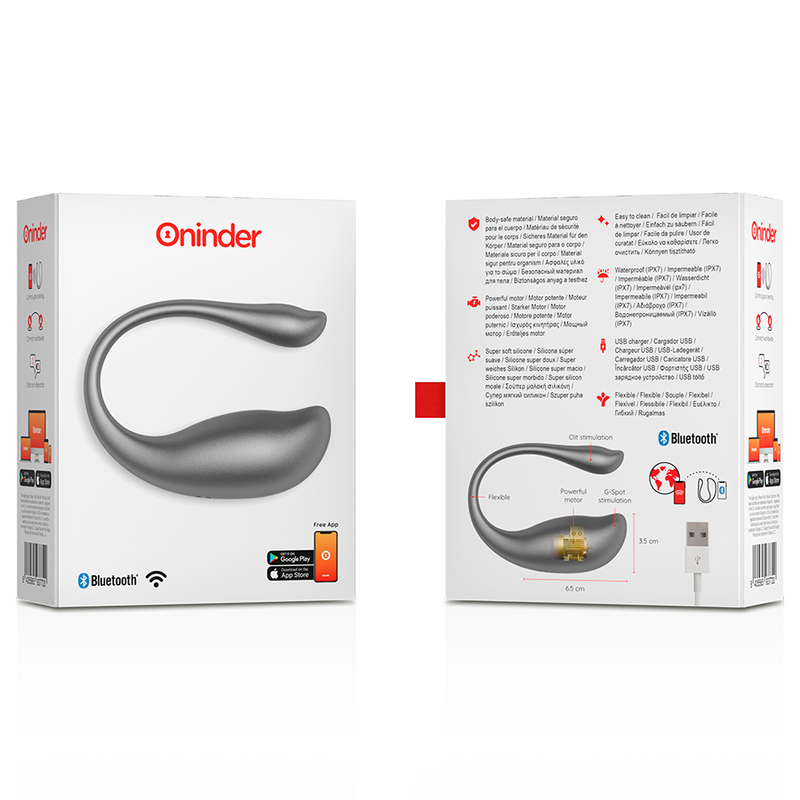 Alternative view of ONINDER - NAIROBI VIBRATING EGG BLACK - FREE APP
