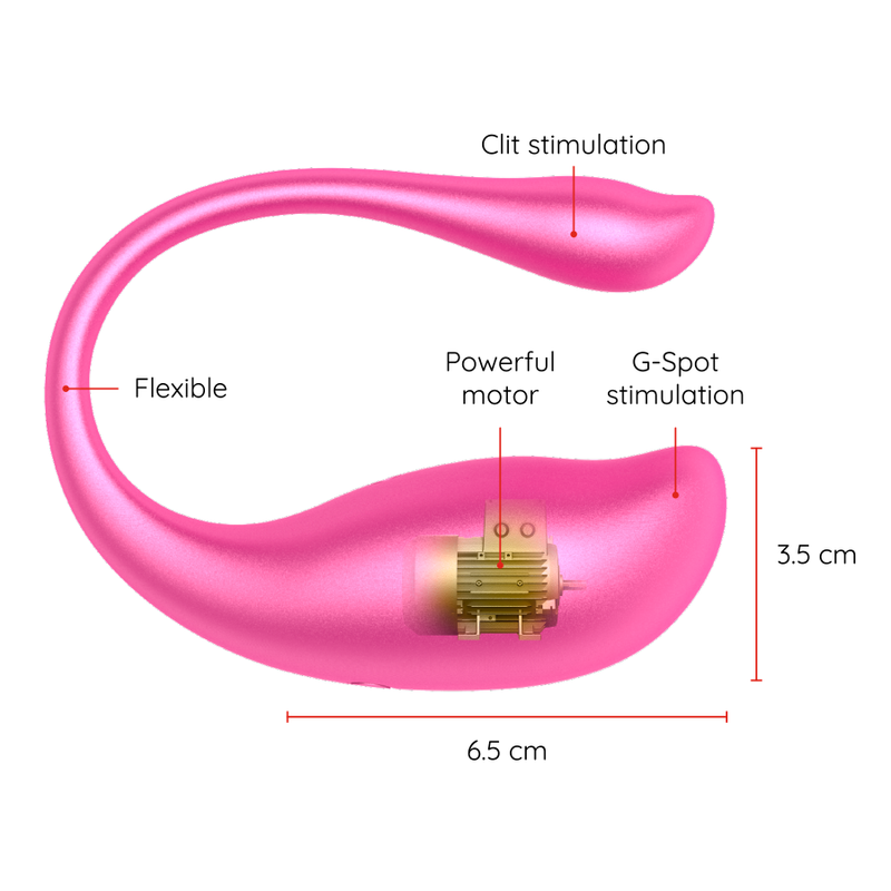 ONINDER - NAIROBI VIBRATING EGG PINK - FREE APP - Bild 6