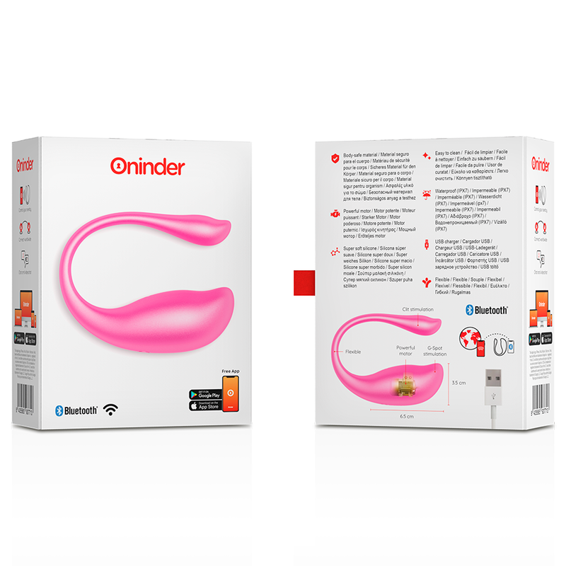 Alternative view of ONINDER - NAIROBI VIBRATING EGG PINK - FREE APP
